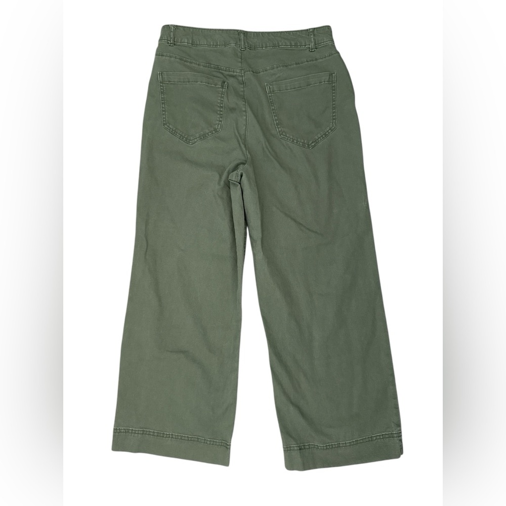 Old Navy Crop Chino High Rise Wide Leg Pants - Picture 4 of 6